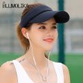 Summer Solid Visor Cap for men women. 