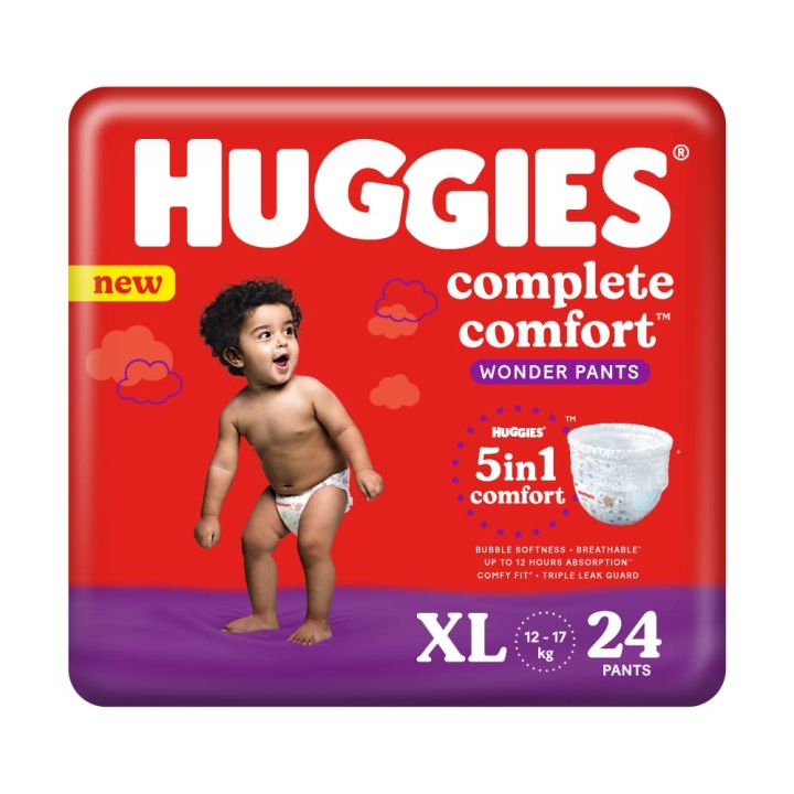 Huggies%20Comfy%20Pants%20Extra%20Large%20(XL)%20Size%20Baby%20Diaper%20Pants,%2024%20Piece,%20with%205%20in%201%20Comfort%20-%20Image%207
