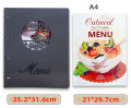 2PCS PU Leather Menu Folder Blank Cover Price List Display Book minghao. 