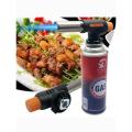 Butane Gas Torch With Gas can and auto fire use BBQ. 