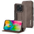 (New) For iPhone 16 Pro Max LC.IMEEKE Hon Ancient Series Flip Leather Phone Case.