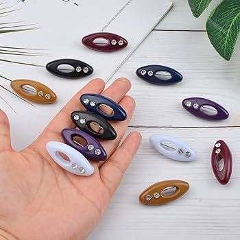 4pcs Plastic Rhinestone Muslim Hijab Pins Islamic Scarf Safety