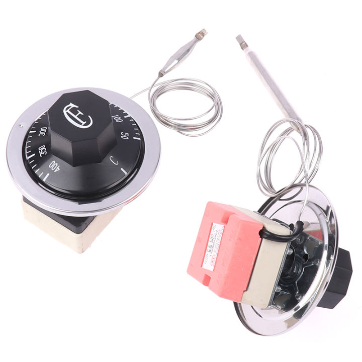 Temperature Controller Water Heater 250V AC 16A 30-85°/50-400° Oven Temperature Control Switch Thermostat Adjust Knob