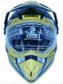 HELMET -SB-42 Bang Design Race Track A9 Yellow Graphics. 