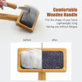 Hair Comb Pick Cleaner, Rake Design Small Hair Brush Cleaner Stainless Steel Wire Portable for Pet Brush for Home.