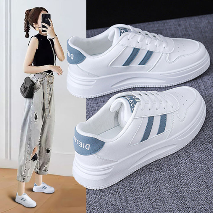 Spring New Little White Shoes 2022 School Girls Casual Shoes