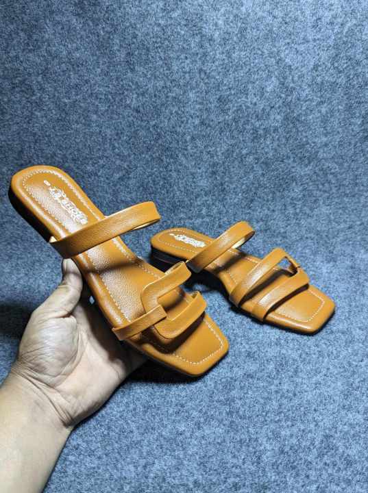 Premium%20Quality%20%20Stylish%20Artificial%20Leather%20Flat%20Sandals%20for%20Women%20-%20Image%202