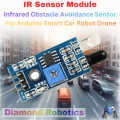 IR Sensor Module Obstacle Avoidance Sensor Module | Smart Robot Car Detector | Arduino & Robotics DIY Projects - Diamond Robotics. 
