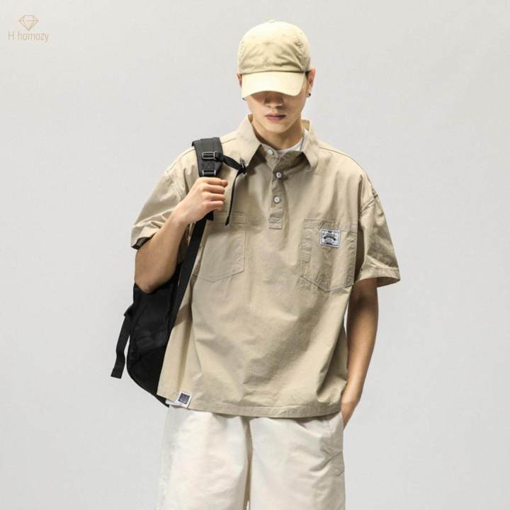 Short%20Sleeve%20Shirt%20for%20Men%20Stylish%20Regular%20Fit%20Summer%20Mens%20T%20Shirts%20Pullover%20-%20Image%208