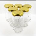 Glass Jar for Food & Craft 3 Pieces 500 gm.