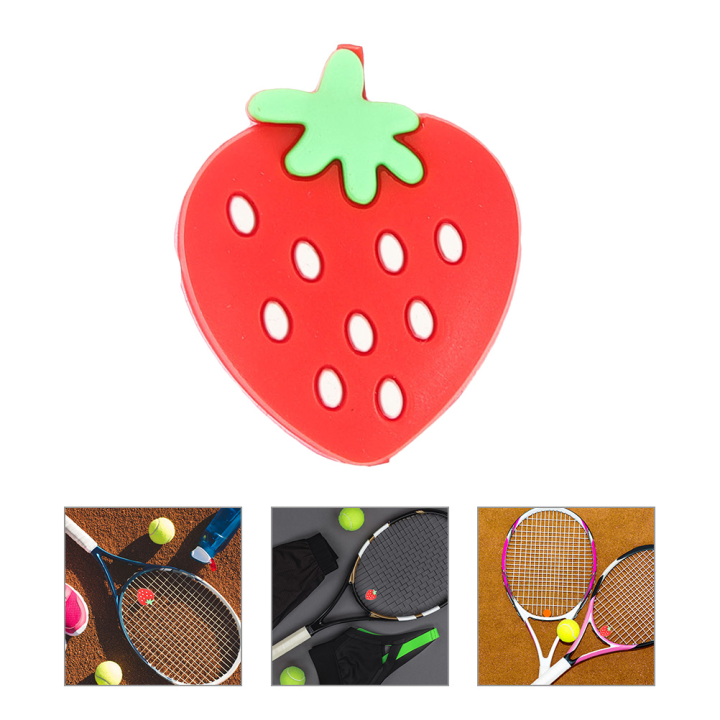 4 Pcs Tennis Racket Absorber Cute Balls Accessory Vibration Absorbers Flower Shocks Gift
