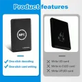 RFID NFC Copier Duplicator 13.56KHz Key Fob NFC Smart Card Reader Writer 13.56MHz Encrypted Programmer USB UID T5577 Replacement. 