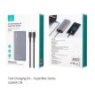 USAMS 30000mAh Power Bank 65W PD Fast Charging Powerbank Portable External Battery Phone Charger For iPhone iPad Samsung Xiaomi Huawe. 