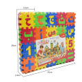 60 Pcs/set Arabic Children Mini EVA Mat Foam Alphabet Letters Numbers Floor Soft Kids Play Mat 3d Puzzle Kids Educational Toys MuXiaRe. 