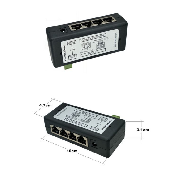 1%20Piece%20Plastic%20POE%20Power%20Adapter%20Four-Port%20Centralized%20POE%20Power%20Supply%20Box%20for%20CCTV%20Surveillance%20IP%20Cameras%20Power%20over%20Ethernet%20Adapter%20-%20Image%202