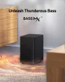ULTIMEA Poseidon D50 - 5.1 Surround Soundbar, 3D Surround Sound System, Soundbar for TV sets with Subwoofer and Rear Speakers. 