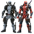 AMAZING YAMAGUCHI Deadpool 2.0 Grey Action Figure Mutants Joint Movable KAIYODO Wade SHF Model Movie Toys for Kids Gift. 