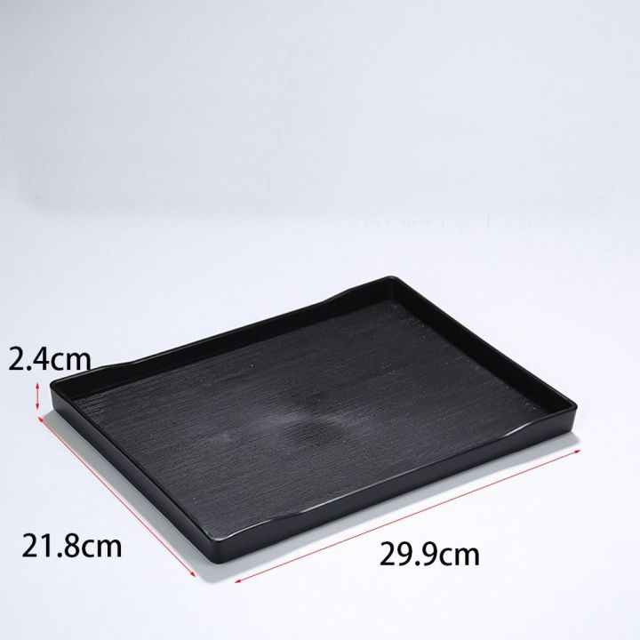 1%20Pcs%20Easy%20To%20Use%20Black%20Large%20Plastic%20Tray%20Rectangle%20Multi-Purpose%20Decorative%20Tray%20Plastic%20Bed%20Table%20Tray%20Kitchen%20-%20Image%205