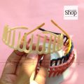 2 Pieces Teeth Hair Band For Girl (Randomly color). 