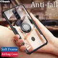 Clear Armor Ring Case for Nubia RedMagic 8S 8 Pro + Phone Cases Soft Shockproof Back Cover for Nubia Red Magic 8 8S Pro + Casing HP. 