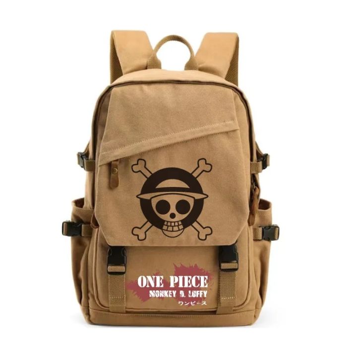 Japanese anime print backpack for boys girls High quality canvas school bags for teenagers Men's laptop backpacks Book Bags