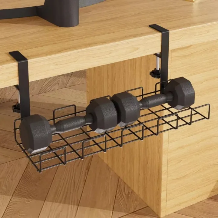 Storage Accessories No Punching Under Table Storage Rack Sturdy Space ...