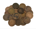 One Quarter Anna  Queen Victoria 1pcs (Year Randomly Selected). 
