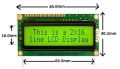 16 IN 2 LCD Display/ 16 2 LCD Display/ 16*2 LCD Display/ 16x2 LCD Display.
