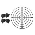 Metal Plant Flower Pot Stand Trolley Caddy on Wheels Indoor Outdoor Home Garden tools.