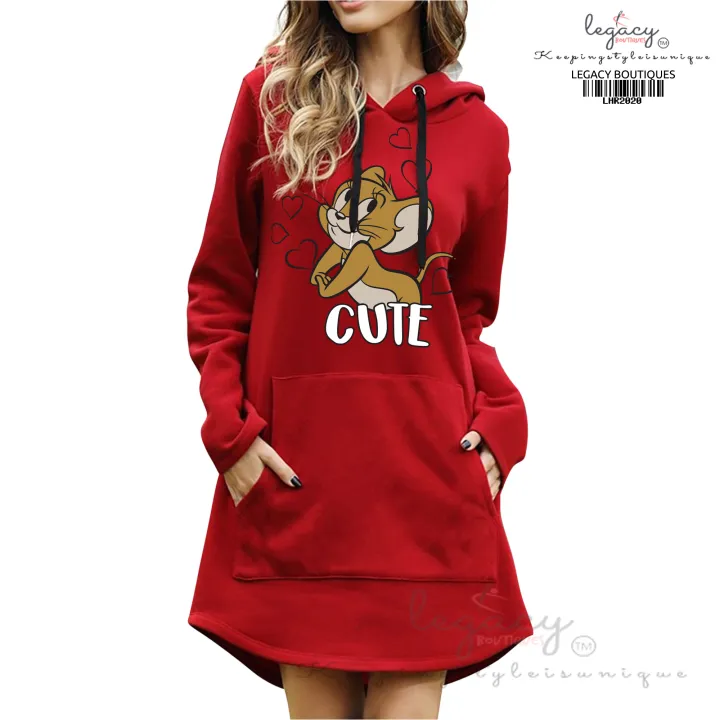Hoodies%20Women%20Sweatshirt%20Dress%20Solid%20Autumn%20Winter%20Warm%20Loose%20Oversized%20Hoodie%20Female%20Pullover%20Long%20Length%20-%20Image%203