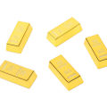 Plastic Fake Gold Bullion Simulated Golden Brick Fake Glittering Gold Bar Paperweight Door Stop Movie Prop Novelty Gift. 