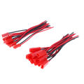 20pcs 2 Pin connector male female jst plug cable 22 awg wire for rc battery.