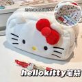 Hello Kitty Plush Bag Anime Sanrio Cinnamoroll Cosmetic Storage Bags Cartoon Kawaii Pachacco Pencil Case Girl Birthday Gifts.