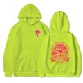 Everything Comes in Waves Graphic Sweatshirts Hoodies Women Surfer Lover Gift Pink Palm Puff Cartoon Classic Street Style Hoodie.