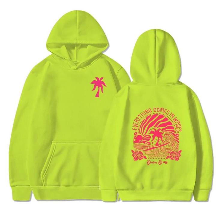 Everything%20Comes%20in%20Waves%20Graphic%20Sweatshirts%20Hoodies%20Women%20Surfer%20Lover%20Gift%20Pink%20Palm%20Puff%20Cartoon%20Classic%20Street%20Style%20Hoodie%20-%20Image%204