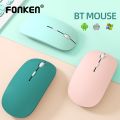 Fonken Bluetooth Mouse Rechargeable Dual mode Wireless Mouse 2.4Ghz Optical Mice For PC Desktop laptop Computer. 
