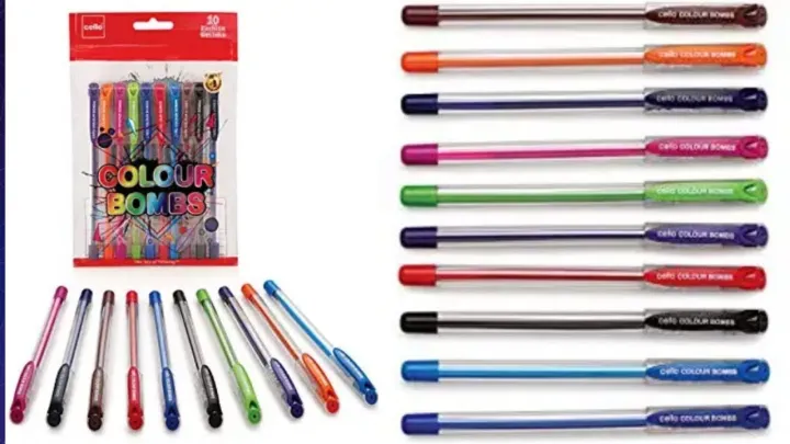 Cello%20Colour%20Bombs%20Coloured%20Ink%20Gel%20Pens%20%7C%20Pack%20of%2010%20%7C%2010%20Vivid%20Ink%20Colours%20%7C%20Coloured%20Gel%20Pens%20%7C%20Gel%20Pen%20for%20Students%7C%20Ideal%20for%20Art,%20Project%20work,%20Journal%20Work,%20Presentations%20-%20Image%202