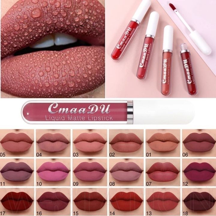 Allbesta Matt Lippenstift Set – 12 Farben, Wasserfest, Je 5 G, Samtiger Finish, Für Glatte & Langanhaltende Lippen