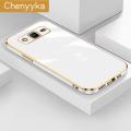 Chenyyka For Samsung Galaxy J2 Prime Case Candy Color Luxury Plating Casing Side Edge Square Back Cover Full Lens Camera Protection Shockproof Soft Cases. 