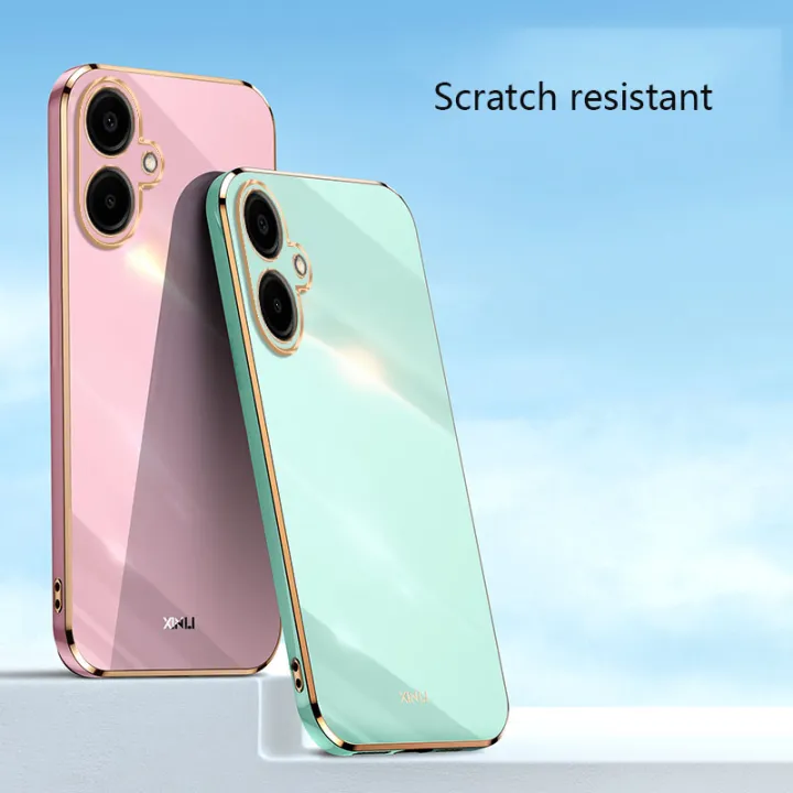 Tokifu%20for%20Samsung%20Galaxy%20A06%20Back%20Cover%20Luxury%206D%20Plating%20Frame%20Shiny%20Bling%20Phone%20Pounch%20Soft%20Silicone%20Square%20Phone%20Case%20-%20Image%205