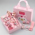 Children's hair ornaments 18 piece set of girls headwear bow cute hairpin super fairy princess hair tie hairpin gift box wholesale.