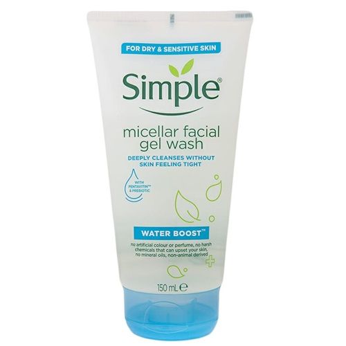 Simple Water Boost Micellar Facila Gel Wash 150ml