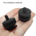 1/4"-20 Camera Hot Shoe Mount, 1 Pack Flash Cold Shoe Mount Tripod Screw Adapter for DSLR Rig Black. 