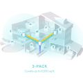 TP-Link Deco X50 3 Pack AX3000 Whole Home Mesh WiFi 6 System Covers up to 6,500 Sq.Ft Supports up to 150 devices with Gigabit ports. 