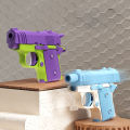 3D Printed Model Gravity Straight Jump Mini Toy Carrot Gun Non-firing Bullet Radish Toy Gun Kid Stress Relief Toy.