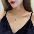 Stainless steel Star Moon LustroGold Chain For Girl.