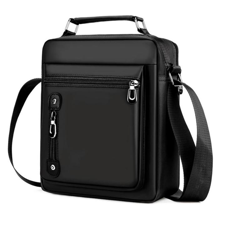 Men S Shoulder Bag Business Messenger Bag Oxford Zipper Bag For Men Daraz .bd