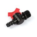 One (1) Piece 16mm to 3/4 inch Male Thread Ball Valve 16mm Hose Pipe Reducer Connector Valve for Drip Irrigation System Gardening Agricultural Water..