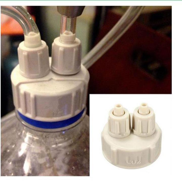 Simple Aquarium Bottle Cap for DIY Live Plants CO2 Diffuser Air Generator System