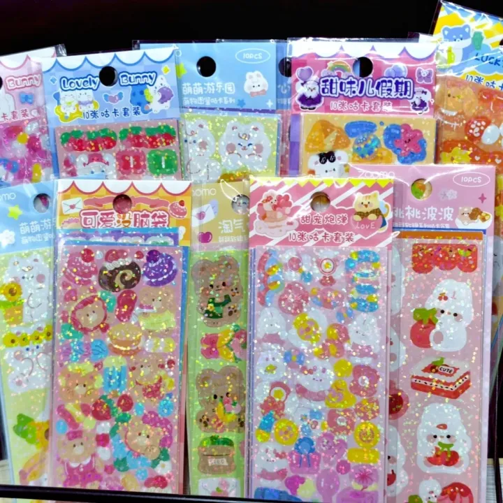 10%20-%20100PCS%20Cute%20Sparkle%20Polco%20Deco%20Sticker%20Pack%20-%20Korean%20Kawaii%20Glitter%20Sticker%20Seal%20for%20Toploaders,%20Polaroids%20Photocard%20-%20Image%205
